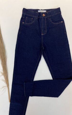 CALÇA JEANS CIGARRETE ESCURA