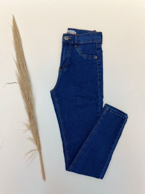 CALÇA JEANS CIGARRETE AZUL - Imagem 3