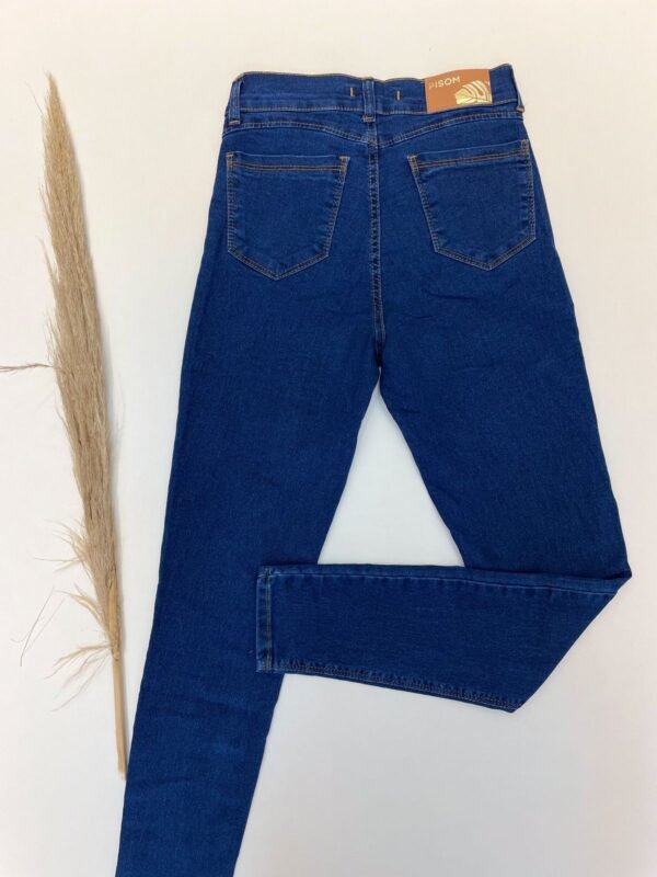 CALÇA JEANS CIGARRETE AZUL