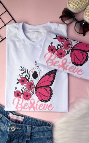 T-SHIRT BELIEVE BRANCA