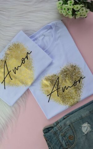 T-SHIRT AMOR BRANCA