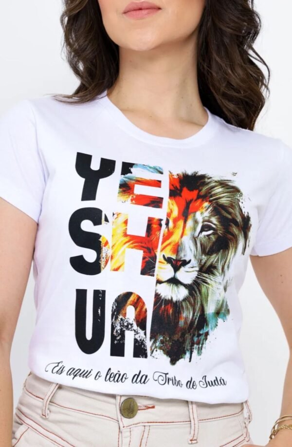 T-SHIRT YESHUA BRANCA - Imagem 2