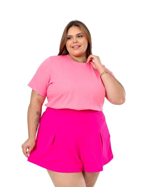 T-SHIRT PLUS SIZE LISA ROSA