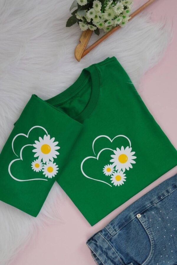 T-SHIRT MARGARIDA VERDE - Imagem 2