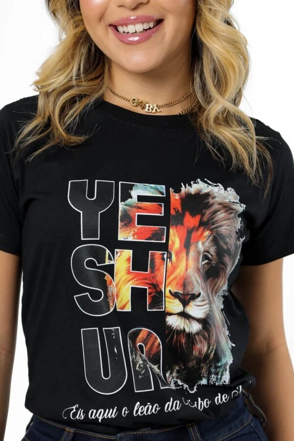T-SHIRT YESHUA PRETA - Imagem 2