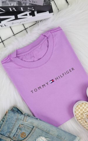 T-SHIRT TOMMY LILÁS