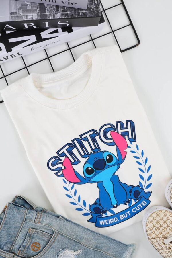 T-SHIRT STICH OFF WHITE - Imagem 2