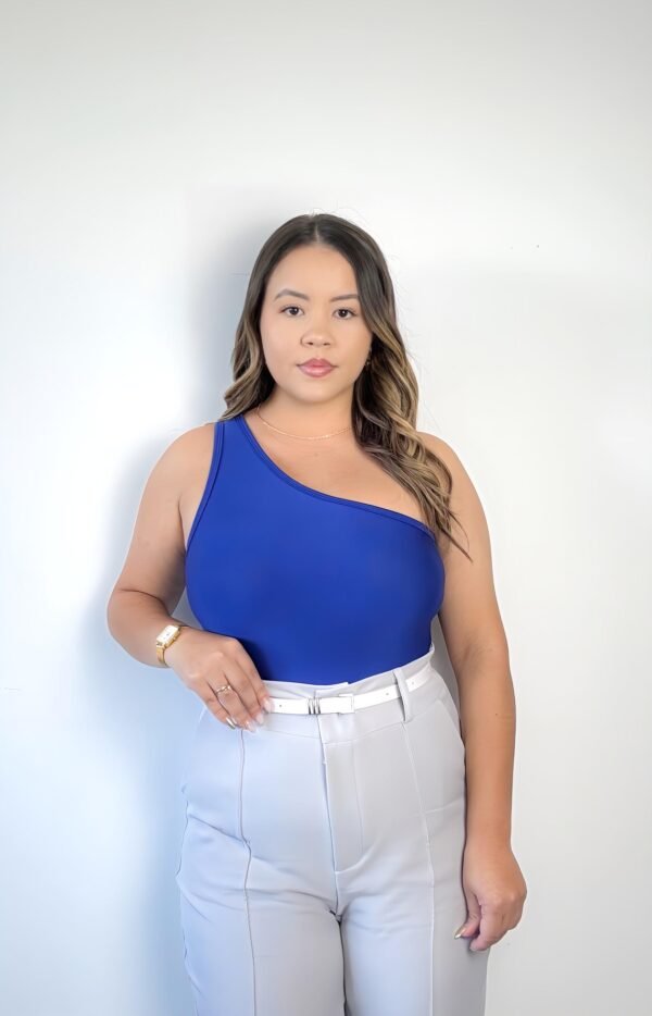 BODY NULA MANGA AZUL