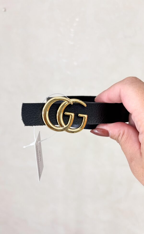 CINTO PRETO FIVELA GG - Imagem 2