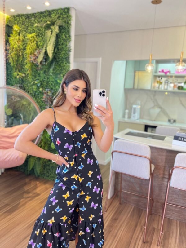 VESTIDO MIDI BORBOLETAS - Imagem 2