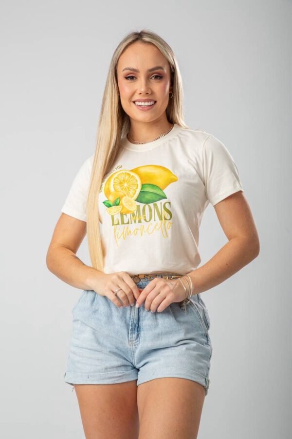 T-SHIRT LEMONS OFF WHITE - Imagem 7