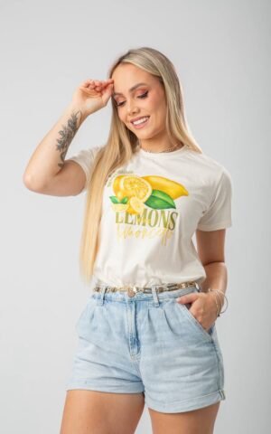 T-SHIRT LEMONS OFF WHITE