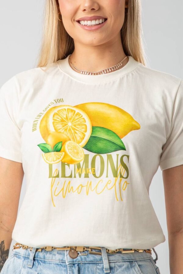 T-SHIRT LEMONS OFF WHITE - Imagem 4