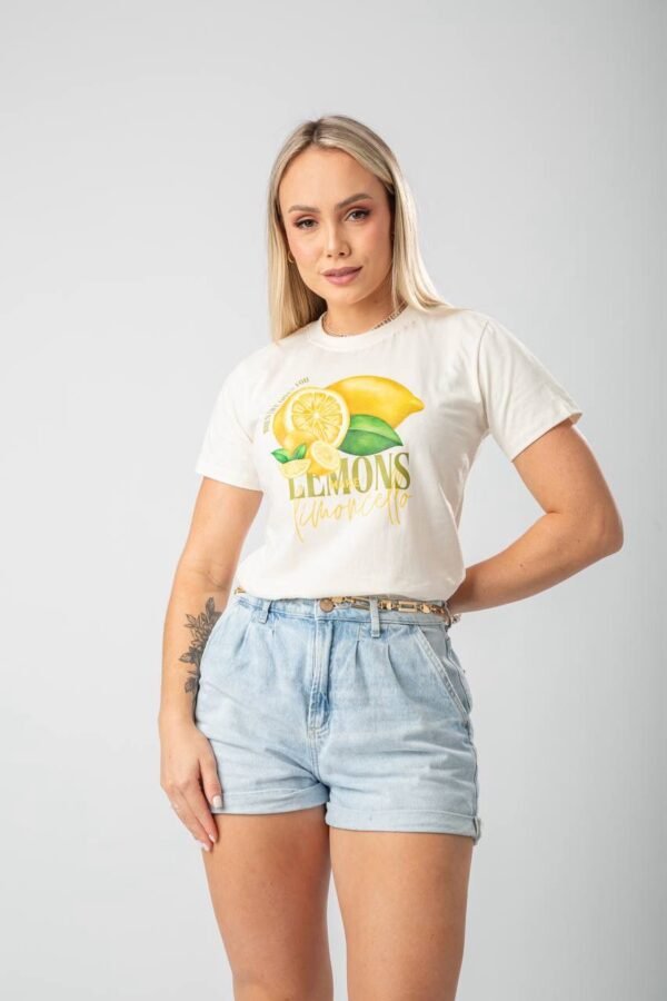 T-SHIRT LEMONS OFF WHITE - Imagem 5