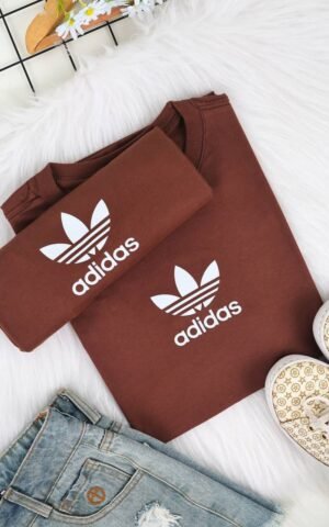 T-SHIRT ADIDAS MARROM