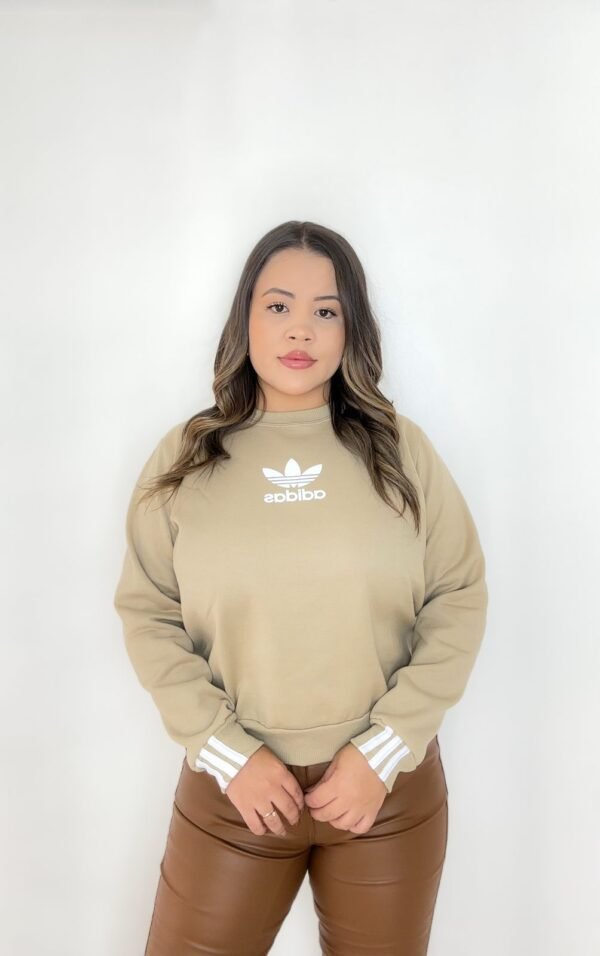 MOLETOM ADIDAS BEGE - Imagem 4
