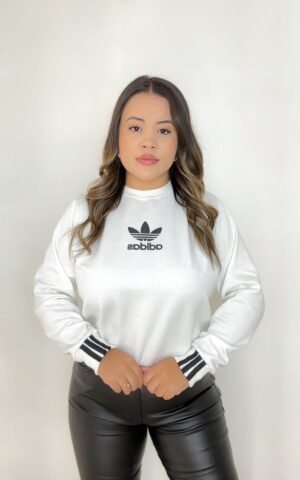 MOLETOM ADIDAS OFF WHITE