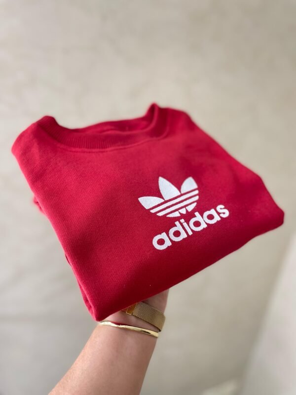 MOLETOM ADIDAS VERMELHO - Imagem 2