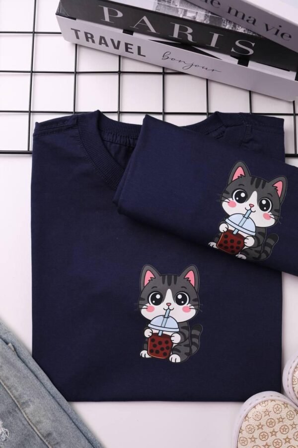 T-SHIRT AZUL MARINHO - Imagem 2