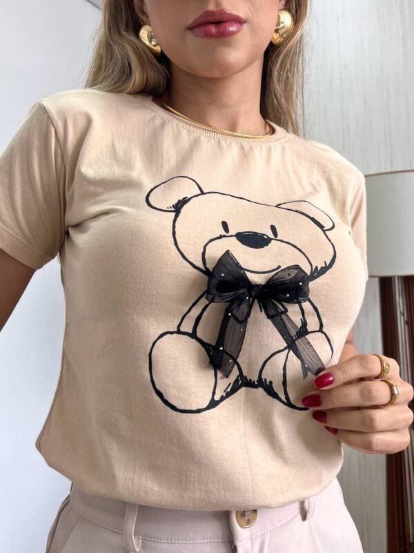 T-SHIRT URSO BEGE - Imagem 2