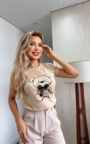 T-SHIRT URSO BEGE