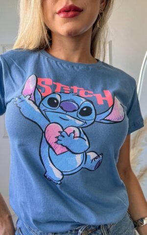 T-SHIRT STITCH AZUL