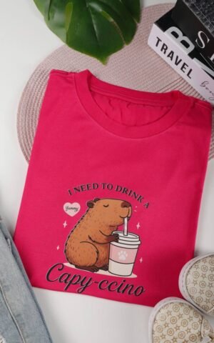 T-SHIRT CAPIVARA ROSA PINK