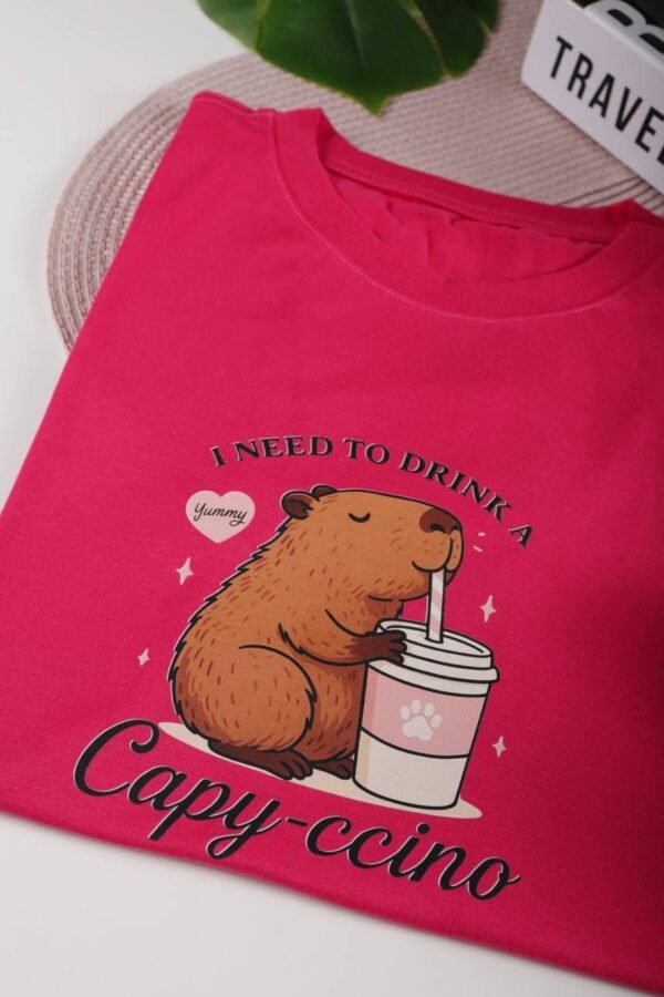 T-SHIRT CAPIVARA ROSA PINK