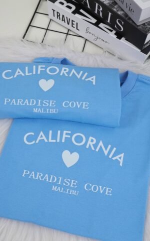 T-SHIRT CALIFORNIA AZUL