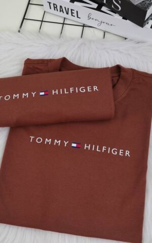 T-SHIRT TOMMY MARROM