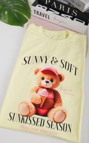 T-SHIRT URSO AMARELA