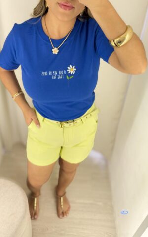 T-SHIRT VEM DE DEUS AZUL