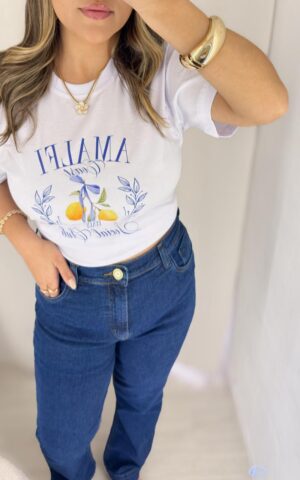 T-SHIRT AMALFI BRANCA