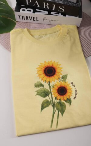 T-SHIRT MARGARIDA AMARELA