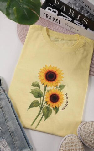 T-SHIRT MARGARIDA AMARELA