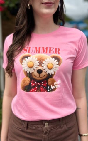 T-SHIRT SUMMER ROSA