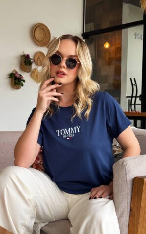 T-SHIRT TOMMY AZUL MARINHO