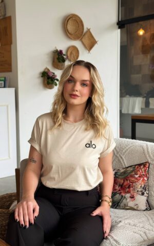 T-SHIRT ALO CREME