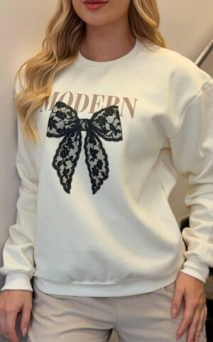 MOLETON MODERN BRANCO