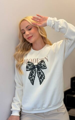 MOLETON MODERN BRANCO
