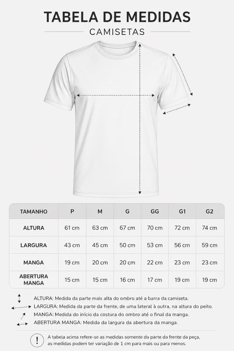 Tabela de Medidas